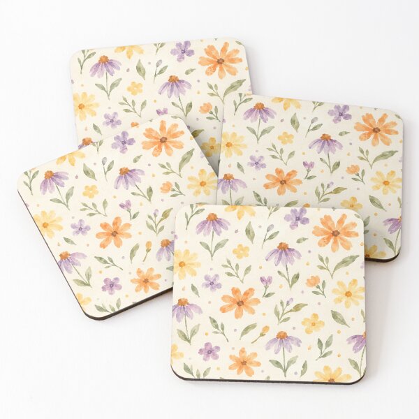 Item preview, Wildflower Watercolor Garden pattern  designed and sold by Julie Leisure Gardening.
