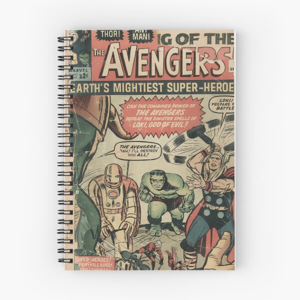 Item preview, Arte de pared con la portada clásica del cómic Avengers #1 designed and sold by Iceberg Comic Book Lounge.