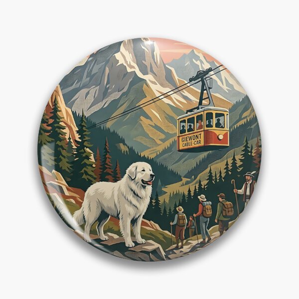 Artikelvorschau, Polnischer Tatra-Schäferhund-Seilbahnführer entworfen und verkauft von PictoVibe.