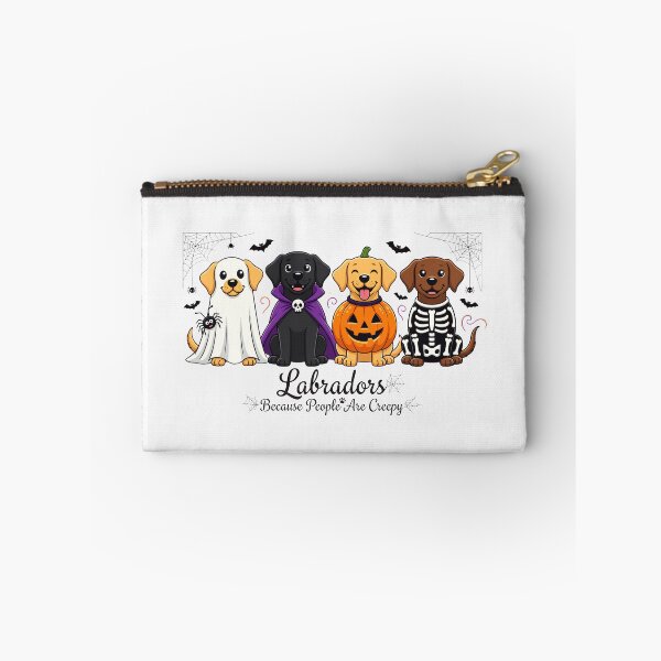 Item preview, Labradors Because People Are Creepy Halloween Funny Costume Labrador Dogs designed and sold by Zizo-DR44.