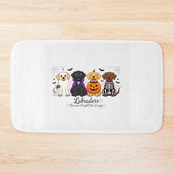 Item preview, Labradors Because People Are Creepy Halloween Funny Costume Labrador Dogs designed and sold by Zizo-DR44.