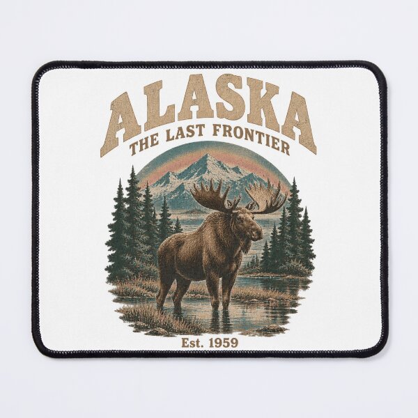 Item preview, Alaska The Last Frontier Est 1959 Moose Mountain Vintage designed and sold by Flamurh1.