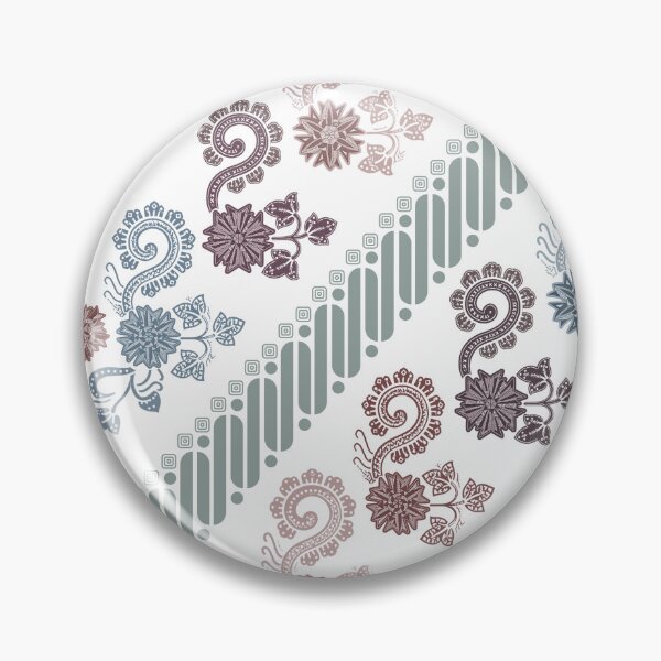 Item preview, Batik (Gajah Oling) Blooms in Quiet Geometric Rhythm designed and sold by lepxna.