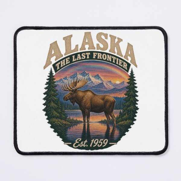 Item preview, Alaska The Last Frontier Est 1959 Moose Mountain Vintage designed and sold by Flamurh1.