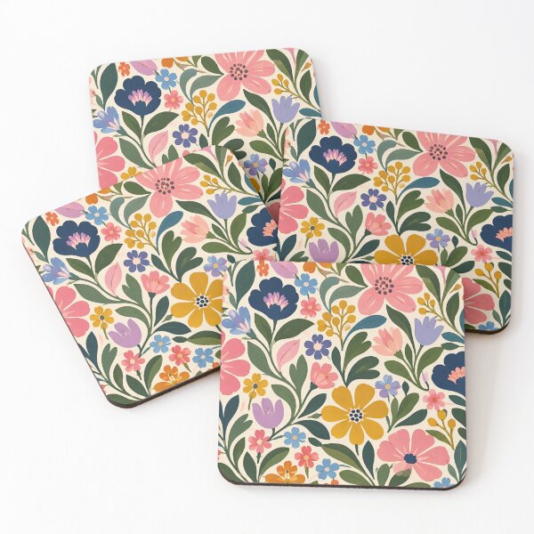 Item preview, Colorful Wildflower Pattern | Boho Floral Botanical Cottagecore Aesthetic designed and sold by TheStephanieRome.