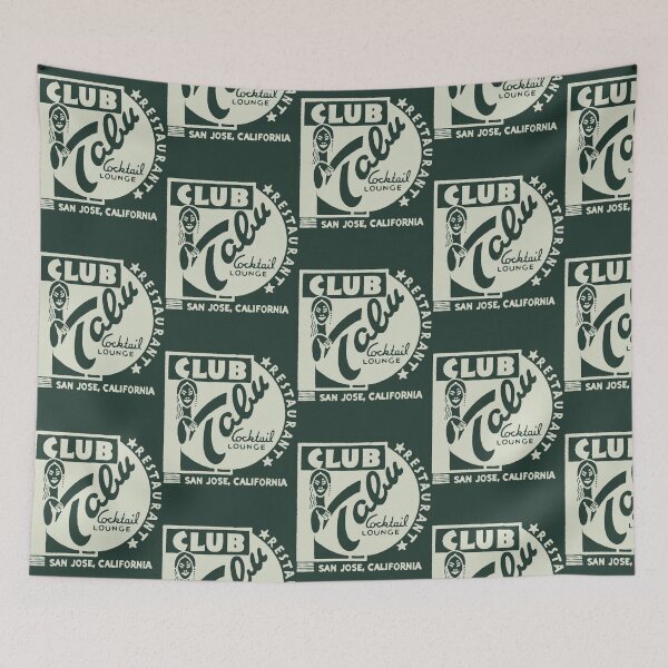 Item preview, Vintage Club Tabu - San Joes, California designed and sold by TheBraedLuxury.