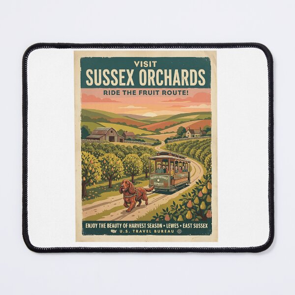 Item preview, Sussex Spaniel Orchard Tram Guide designed and sold by PictoVibe.