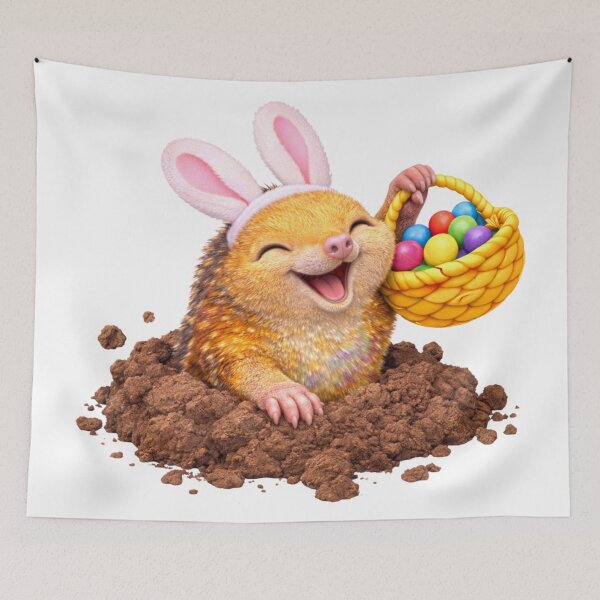 Item preview, Golden Mole Easter Bunny designed and sold by Sillytoe.