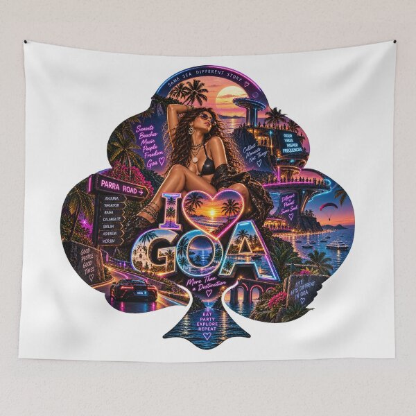 Item preview, I Love Goa • More Than a Destination • Same Sea Different Story designed and sold by Goanheartprints.