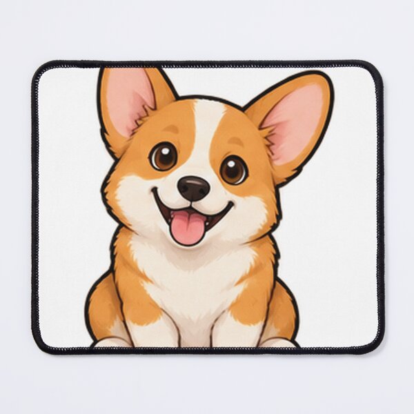 Item preview, Cute Corgi Happy Sitting designed and sold by The198X.