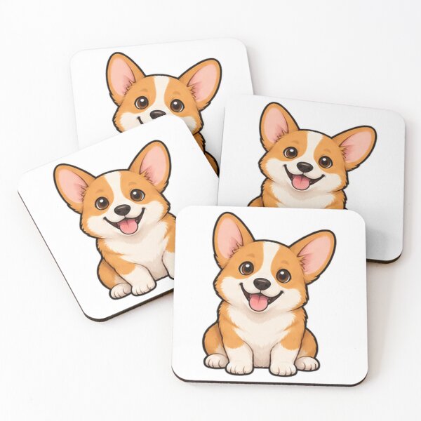 Item preview, Cute Corgi Happy Sitting designed and sold by The198X.
