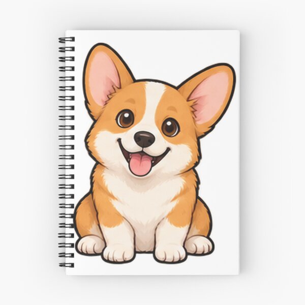 Item preview, Cute Corgi Happy Sitting designed and sold by The198X.