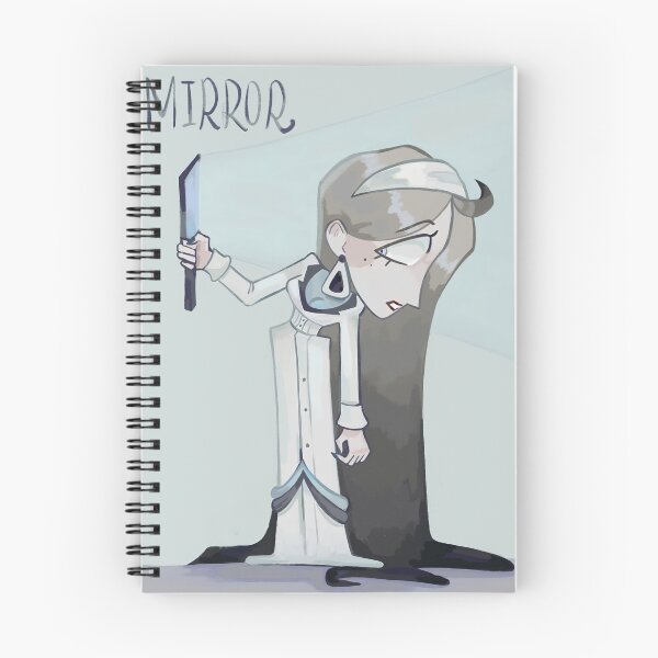 Artikelvorschau, Gothic Mirror Girl Cartoon Illustration entworfen und verkauft von Frdikhelis.