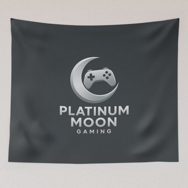 Item preview, Platinum Moon Gaming, YouTuber Merch designed and sold by MamaSweetea.