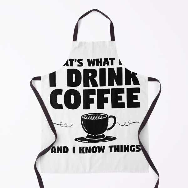 Item preview, That's What I Do I Drink Coffee And I Know Things T-Shirt designed and sold by Atros.