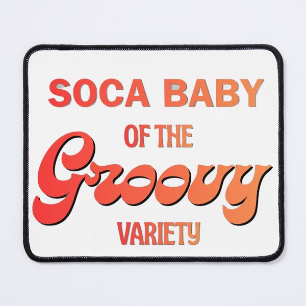Item preview, Retro Soca Baby Caribbean Text Design designed and sold by CaribbeanSoul868.