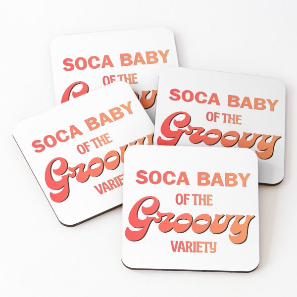 Item preview, Retro Soca Baby Caribbean Text Design designed and sold by CaribbeanSoul868.