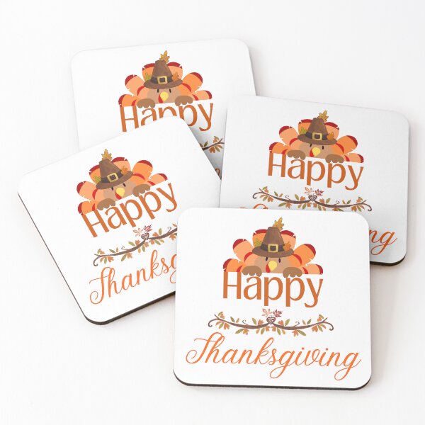 Item preview, Cute turkey peeking design Happy Thanksgiving! designed and sold by VibranPalette.