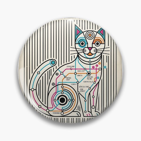Item preview, European Shorthair Metro Illustrator designed and sold by PictoVibe.