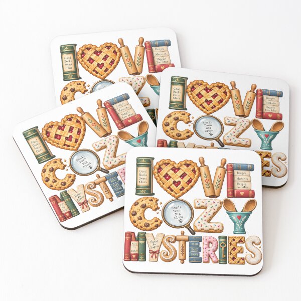 Item preview, I Love Cozy Mysteries - Baking designed and sold by Lori Winslow Designs.