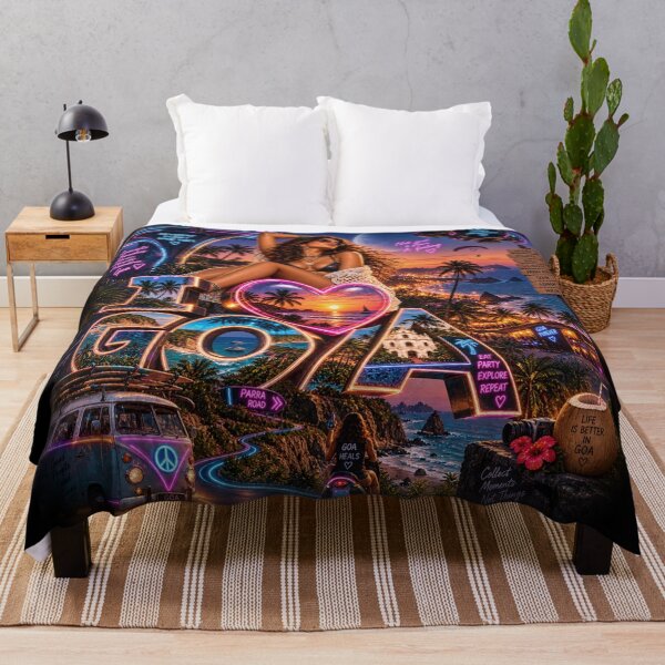 Item preview, I Love Goa • Not Just a Place a Feeling • Different Planet Same Vibes designed and sold by Goanheartprints.