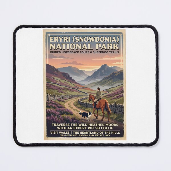 Item preview, Welsh Collie Moorland Guide designed and sold by PictoVibe.