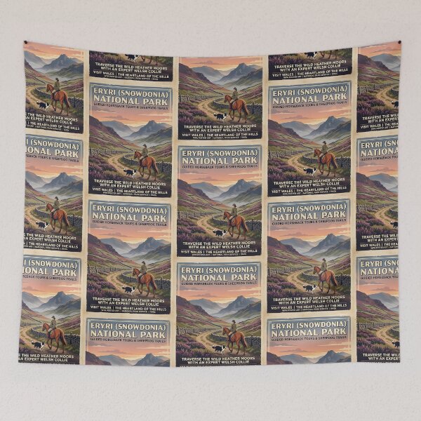Item preview, Welsh Collie Moorland Guide designed and sold by PictoVibe.