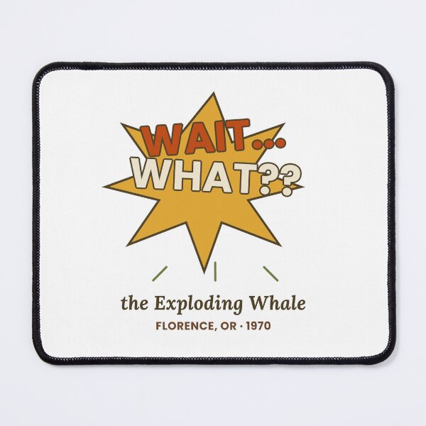 Item preview, Exploding Whale Funny Oregon T-Shirt designed and sold by GrumpyThreads.