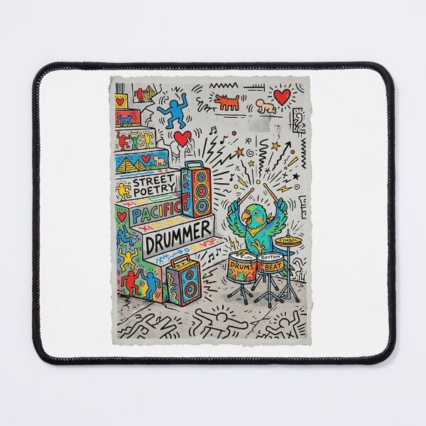 Item preview, Pacific Parrotlet Street Poet designed and sold by PictoVibe.