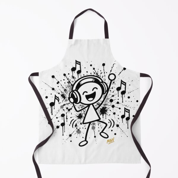Item preview, Dancing Headphones Happy Music designed and sold by Qenlo.