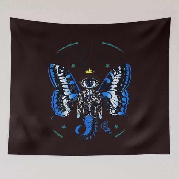 Item preview, The Tragically Hip Eye Butterfly Merman Art designed and sold by drawfreak.