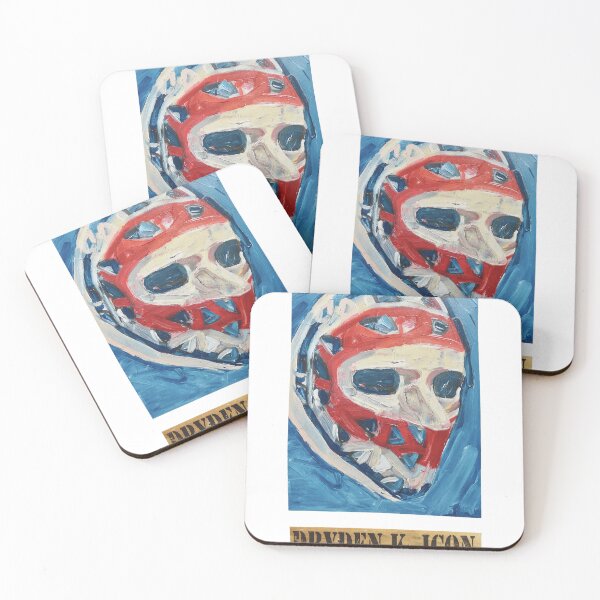 Item preview, Dryden K. Icon Goalie Mask Oil Painting Art designed and sold by BREITENOHNSON.