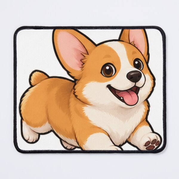 Item preview, Cute Corgi Running Cartoon designed and sold by The198X.