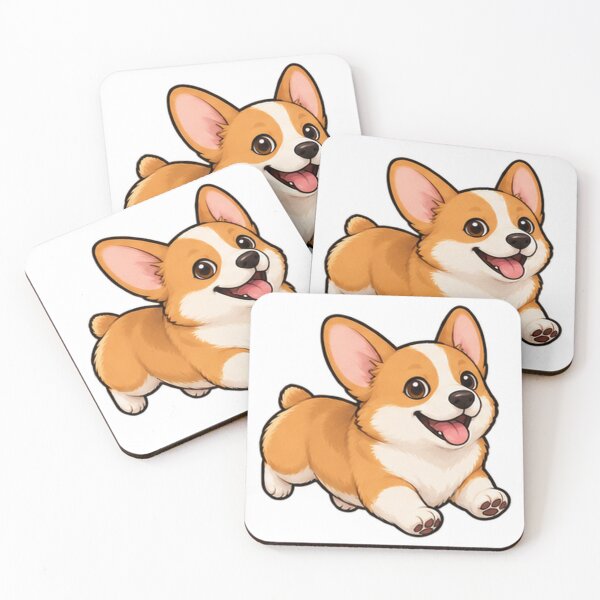 Item preview, Cute Corgi Running Cartoon designed and sold by The198X.