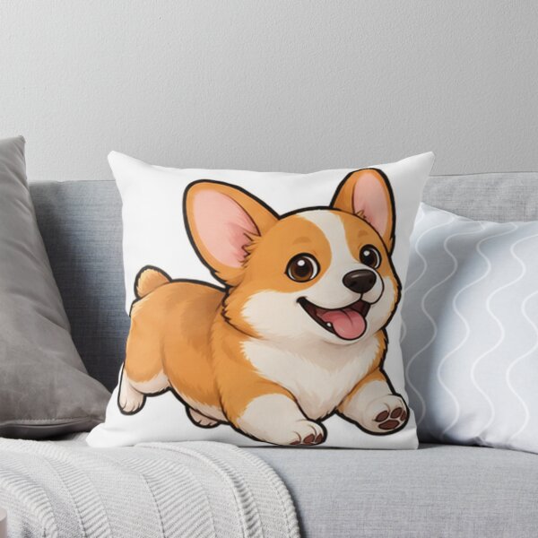 Item preview, Cute Corgi Running Cartoon designed and sold by The198X.