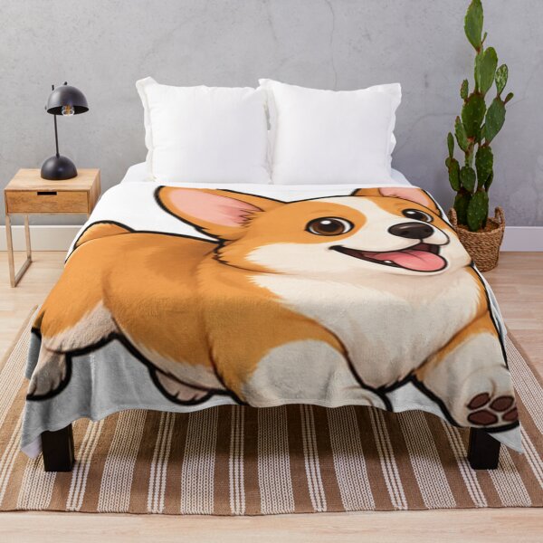 Item preview, Cute Corgi Running Cartoon designed and sold by The198X.