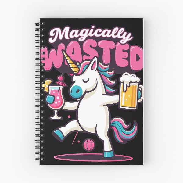 Item preview, Magically Wasted Unicorn Party Drink Fun Design designed and sold by BREITENOHNSON.