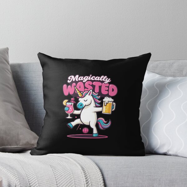Item preview, Magically Wasted Unicorn Party Drink Fun Design designed and sold by BREITENOHNSON.