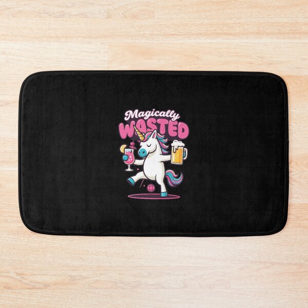 Item preview, Magically Wasted Unicorn Party Drink Fun Design designed and sold by BREITENOHNSON.