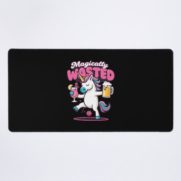 Item preview, Magically Wasted Unicorn Party Drink Fun Design designed and sold by BREITENOHNSON.