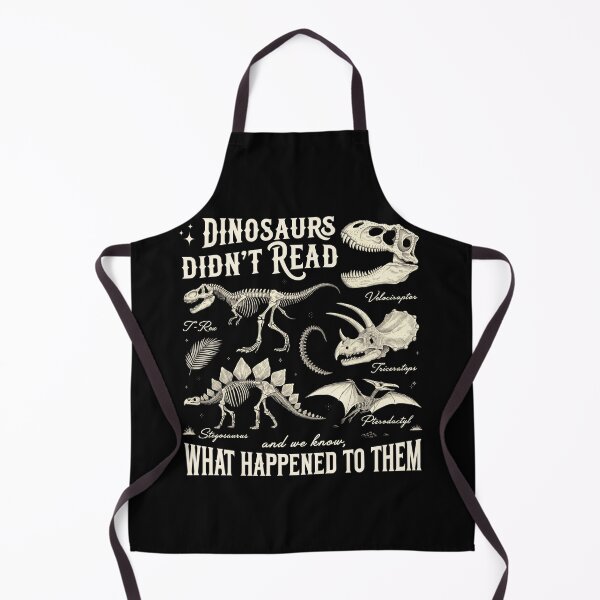 Item preview, Dinosaurs Didn't Read Vintage Skeleton Gift  designed and sold by Zizo-DR44.