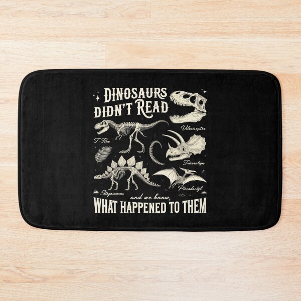 Item preview, Dinosaurs Didn't Read Vintage Skeleton Gift  designed and sold by Zizo-DR44.