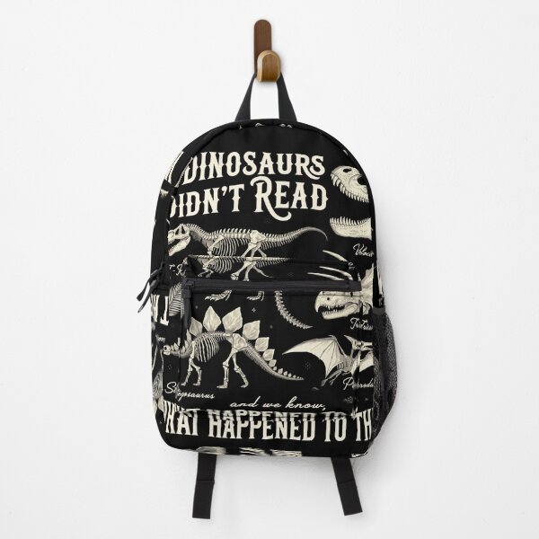 Item preview, Dinosaurs Didn't Read Vintage Skeleton Gift designed and sold by Zizo-DR44.