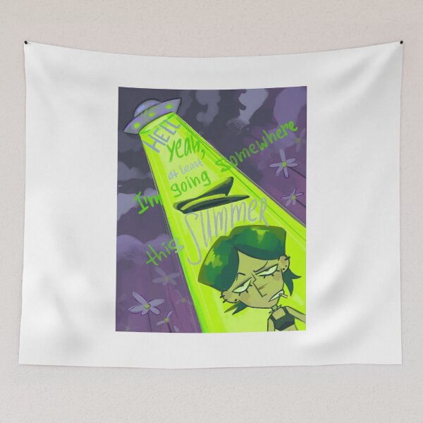 Item preview, Sarcastic Alien Abduction Summer Vacation UFO designed and sold by Frdikhelis.