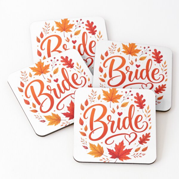 Item preview, Fall Bride Typography designed and sold by indepthdesigns.