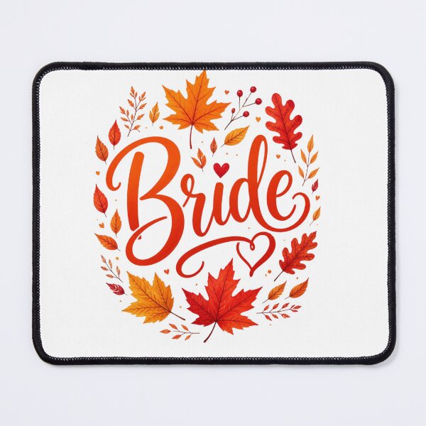 Item preview, Fall Bride Typography designed and sold by indepthdesigns.