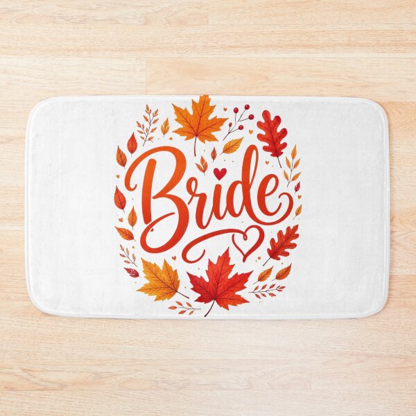 Item preview, Fall Bride Typography designed and sold by indepthdesigns.
