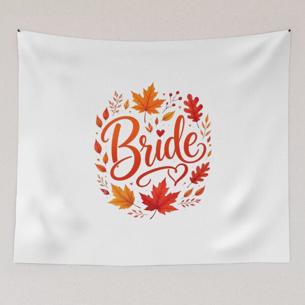 Item preview, Fall Bride Typography designed and sold by indepthdesigns.