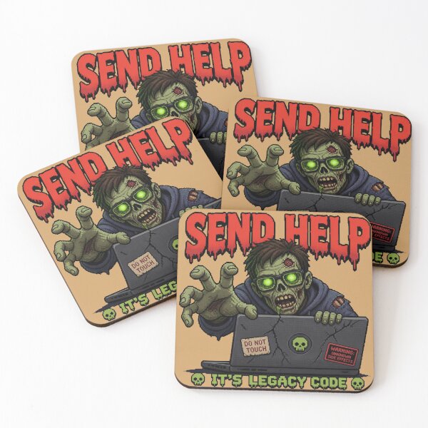 Item preview, Send Help It's Legacy Code - Funny Halloween Developer Shirt designed and sold by Geek Tracy Shop.