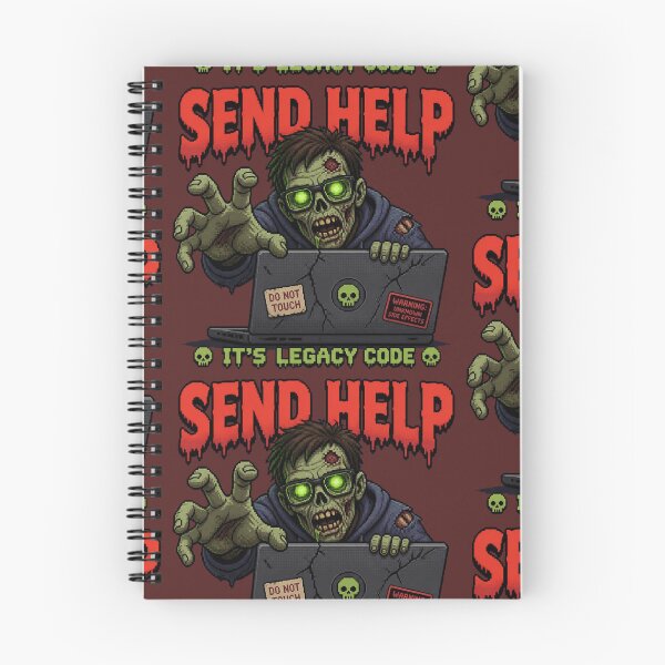 Item preview, Send Help It's Legacy Code - Funny Halloween Developer Shirt designed and sold by Geek Tracy Shop.